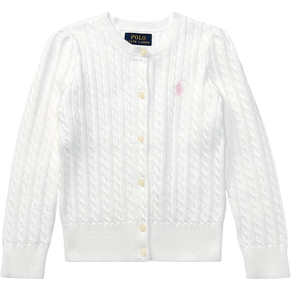 Ralph Lauren White Cardigan Size 4 GREAT CONDITION